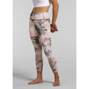 NWOT - THE NORTH FACE FD Pro 160 Tight Pink Moss Faded Dye Camo Print, Sz S